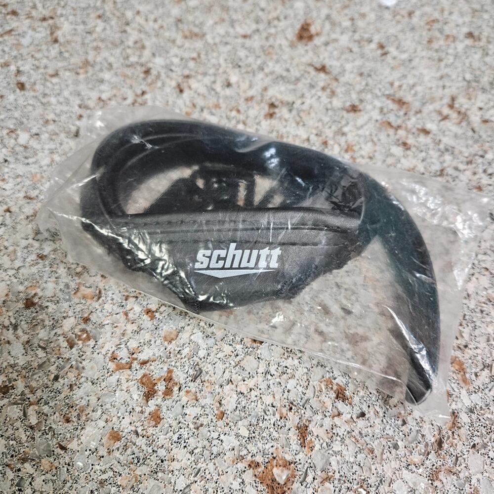 New Schutt Football Helmet Soft Chin Strap Black Youth / Standard Gear
